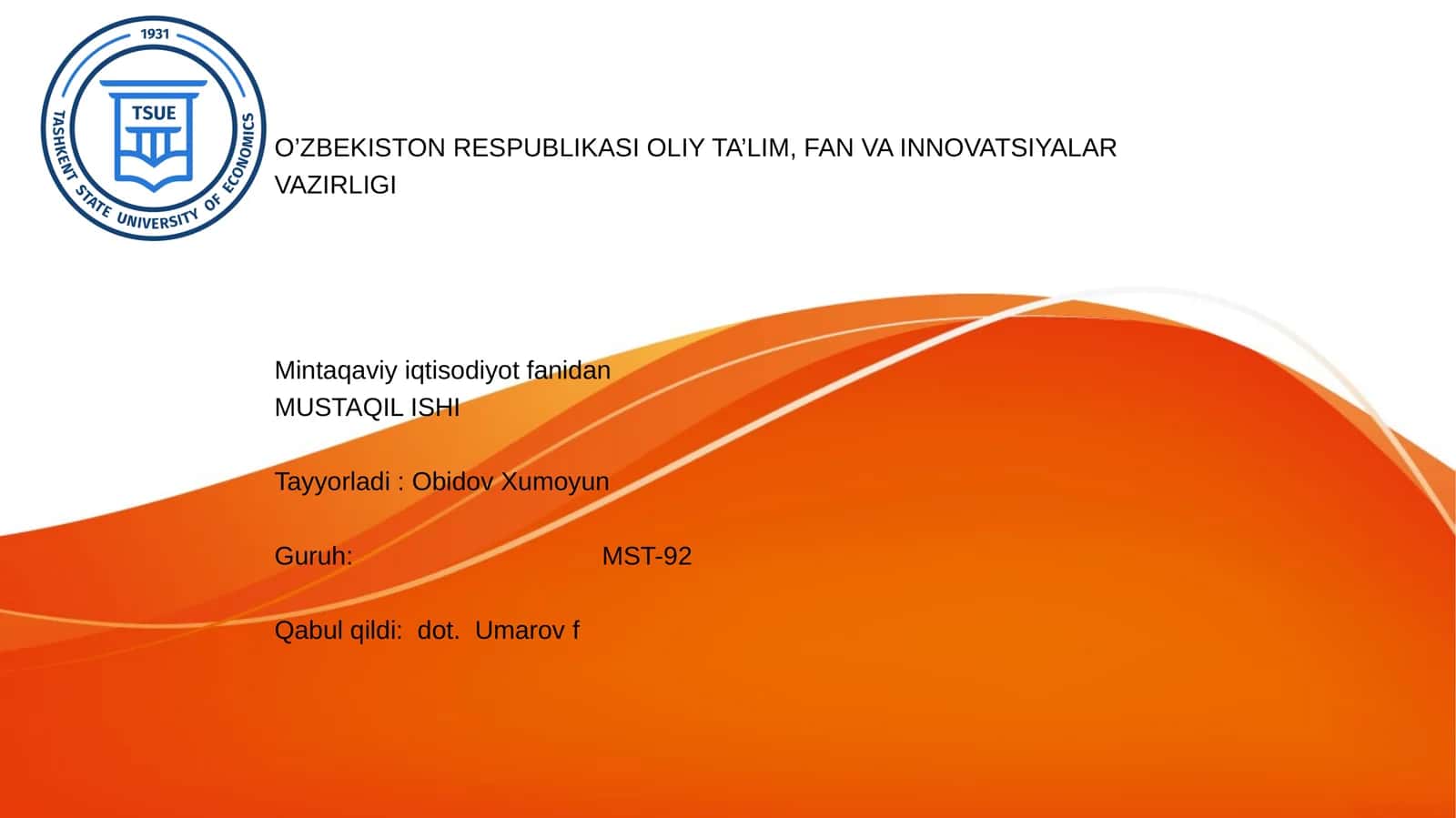 Mintaqaviy siyosat 1
