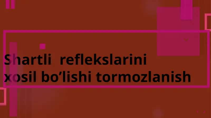 Shartlireflekslarini 1