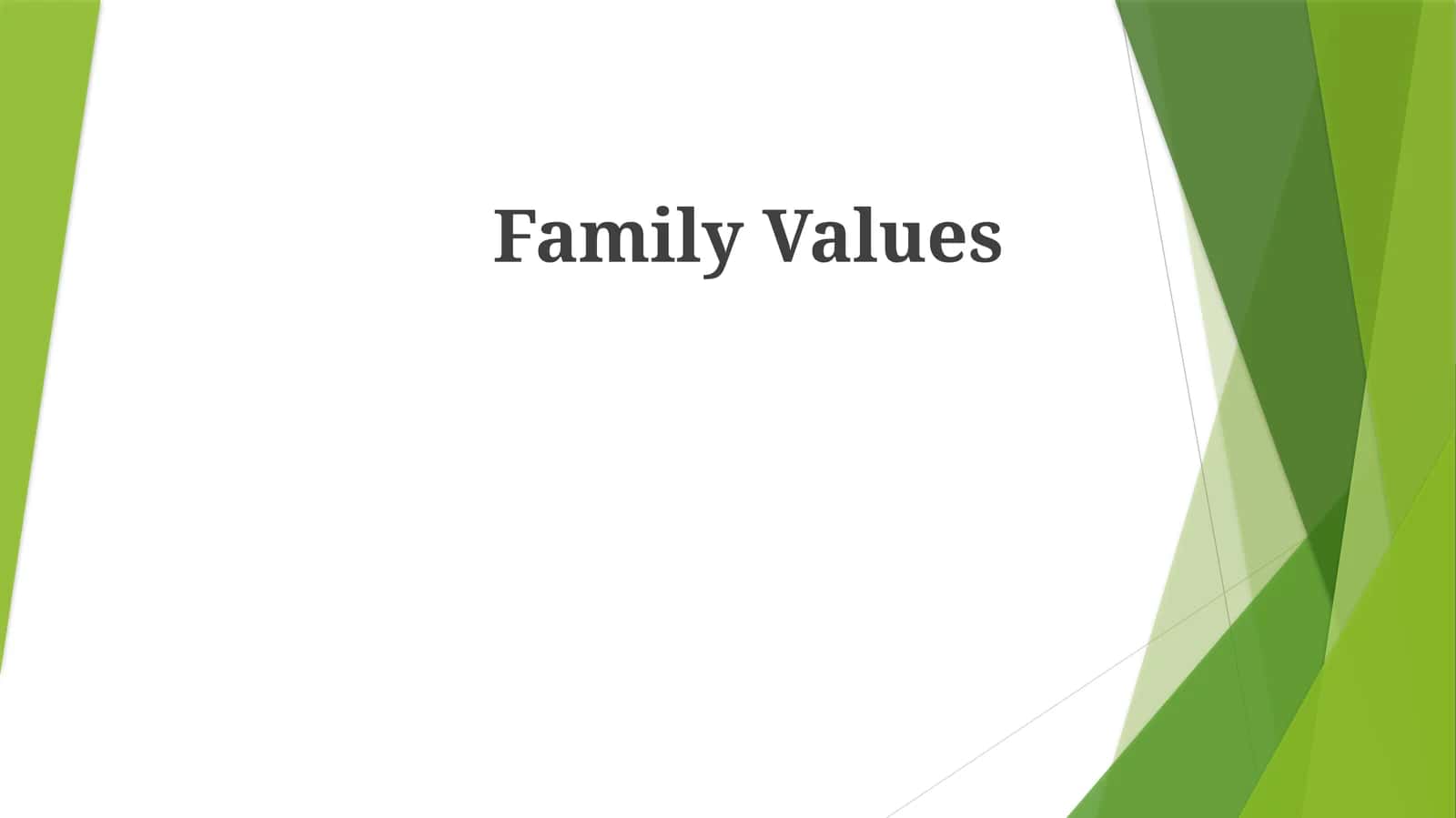 FamilyValues 1
