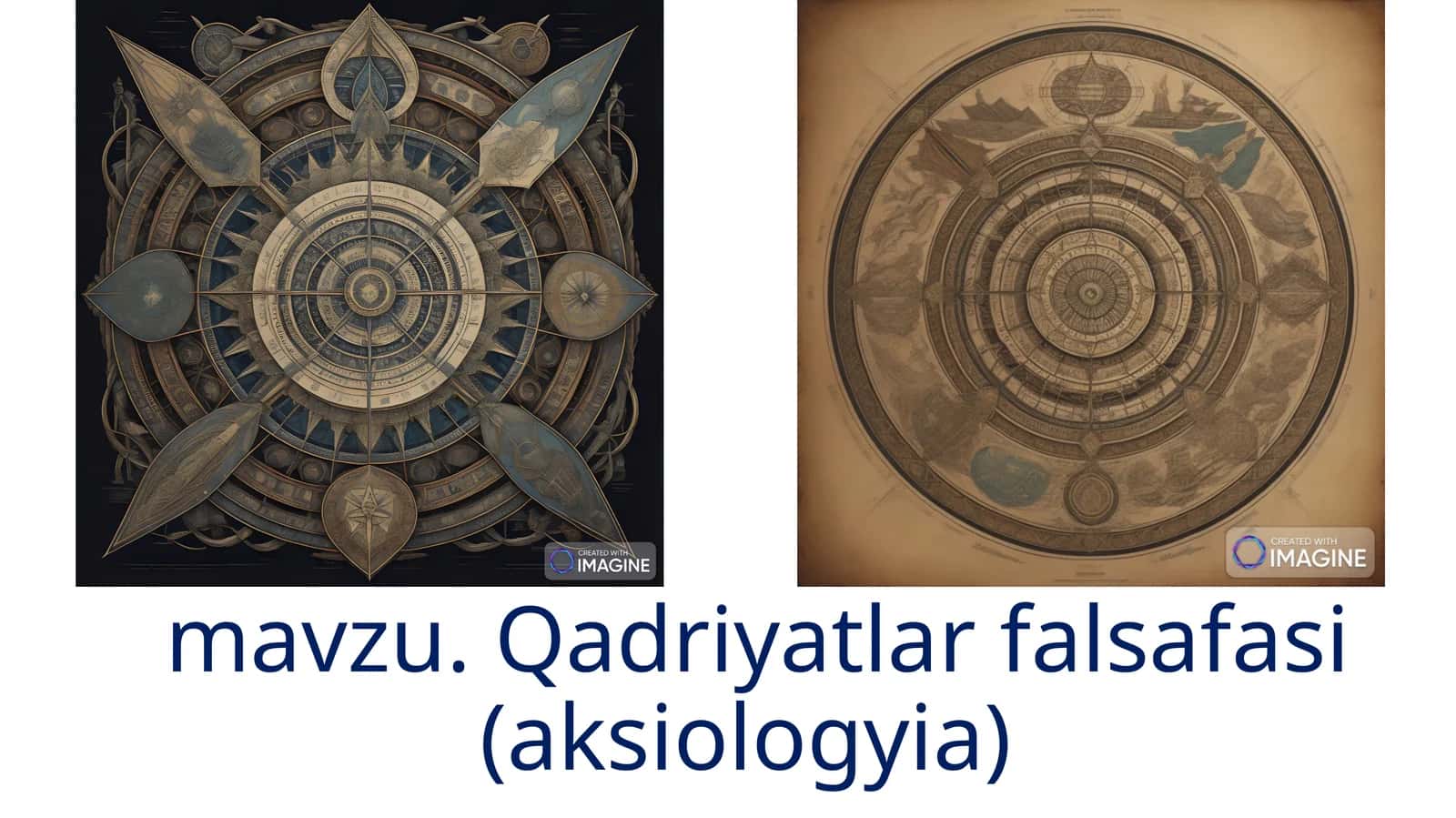 Qadriyatlar falsafasi(aksiologyia) 1