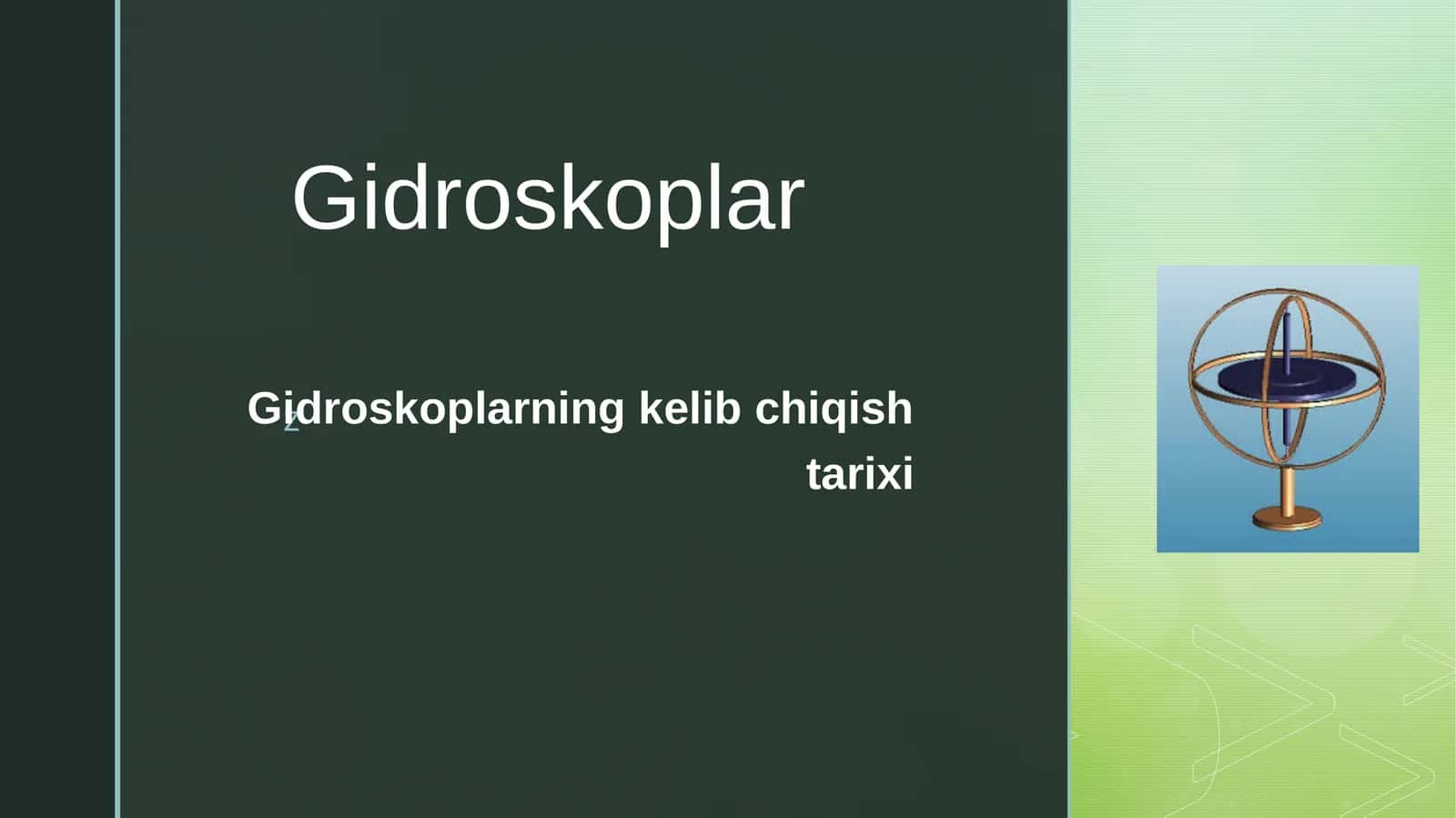 Gidroskoplar 1