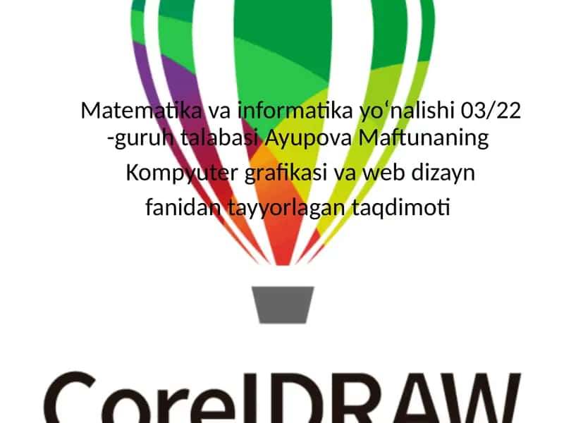 Corel Draw dasturi 1