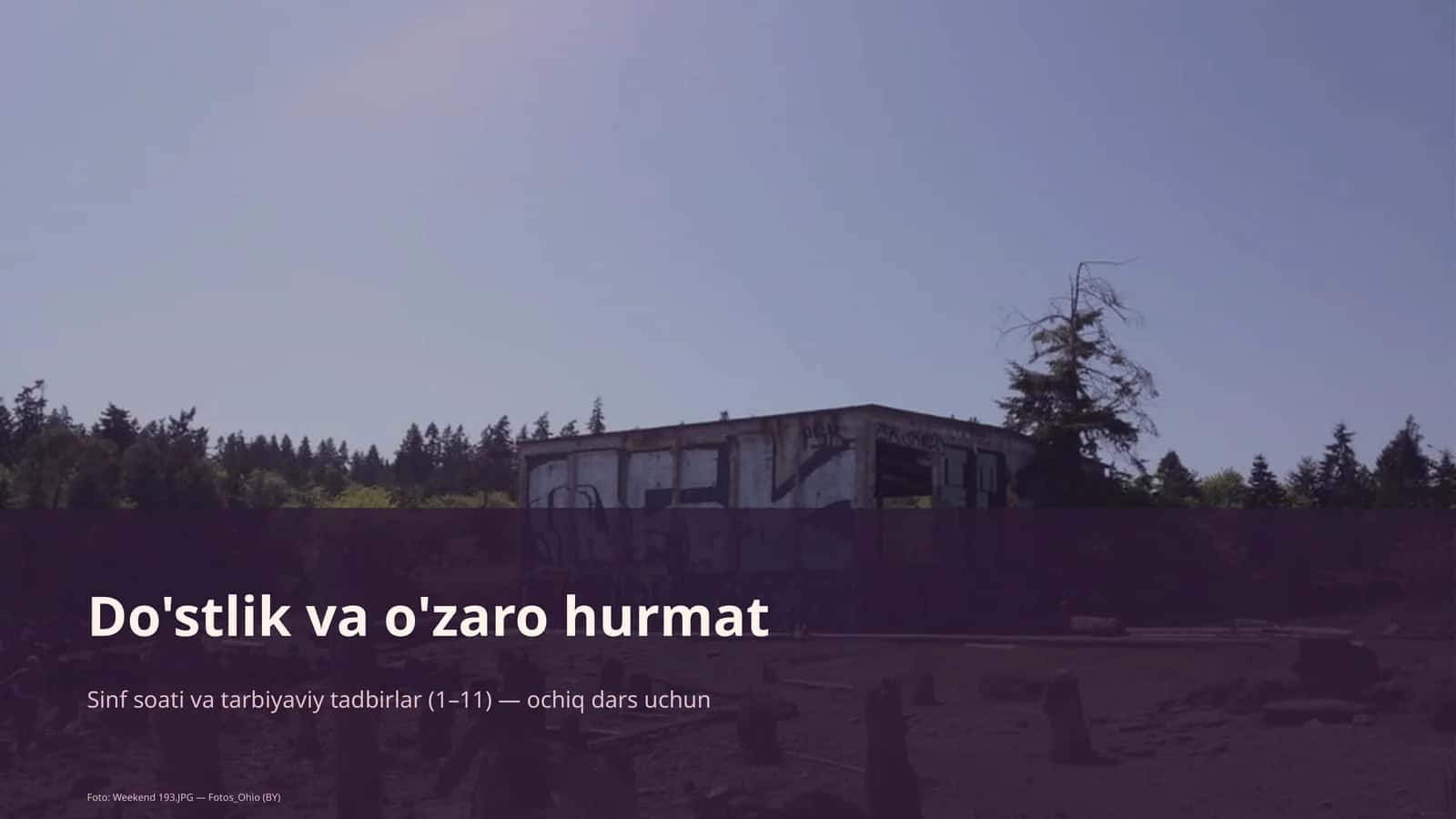 Sinf soati va tarbiyaviy tadbirlar 1
