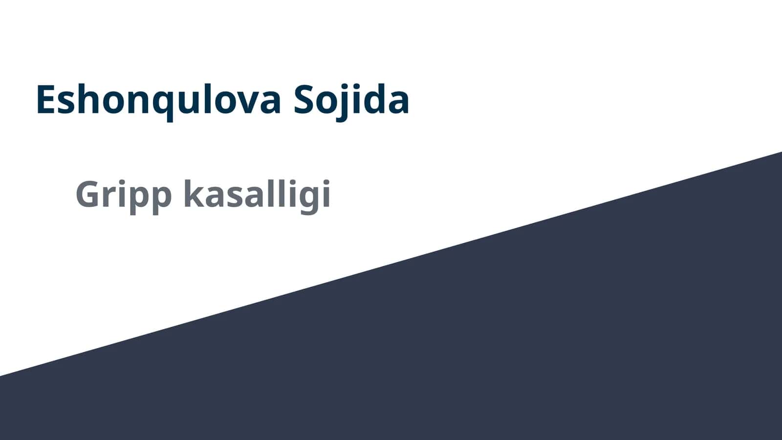 Gripp kasalligi 1