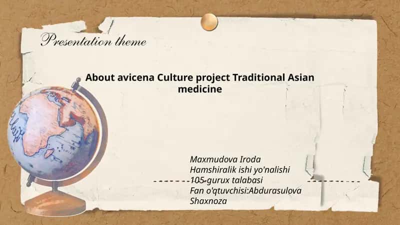 Avicena Culture project 1