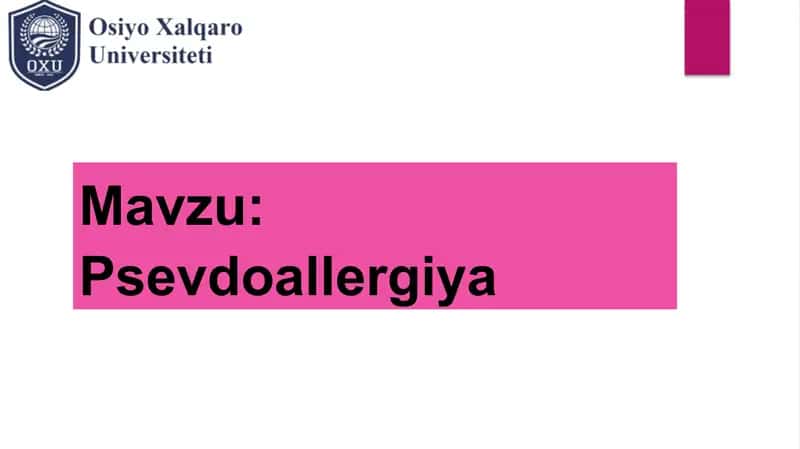 Psevdoallergiya 1
