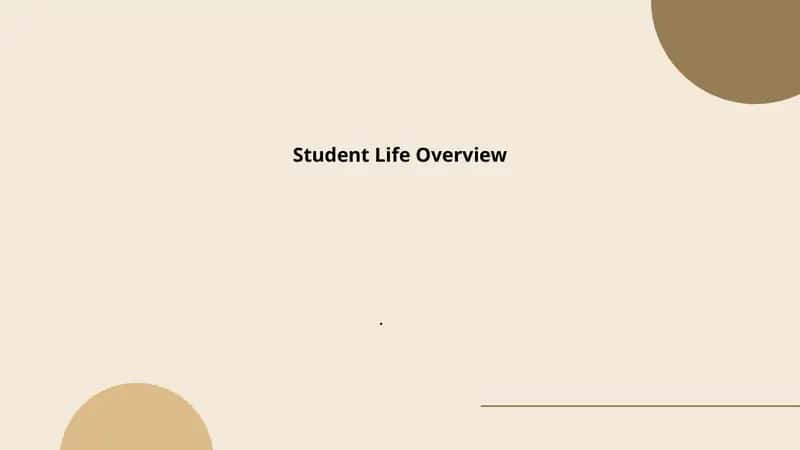 Campus Orientation and Tours 1