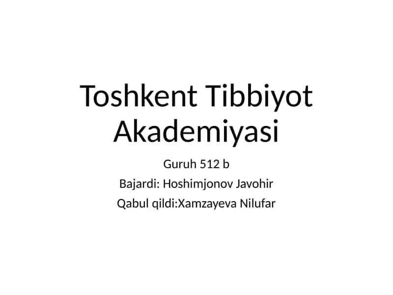 Shartli emlash 1