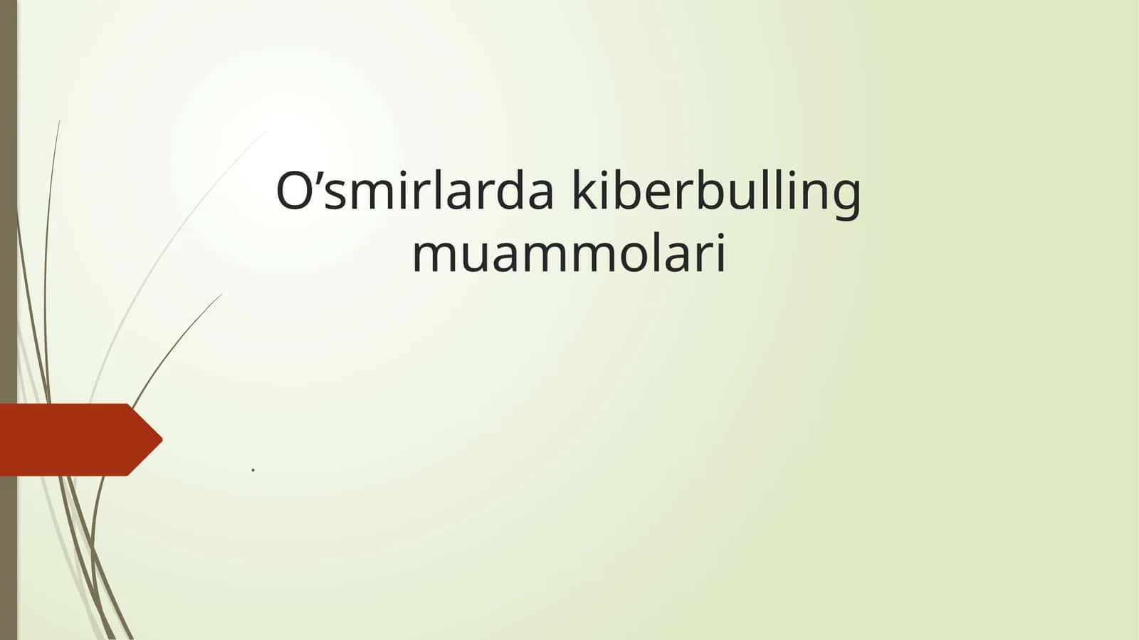 O’smirlarda kiberbulling muammolari 1