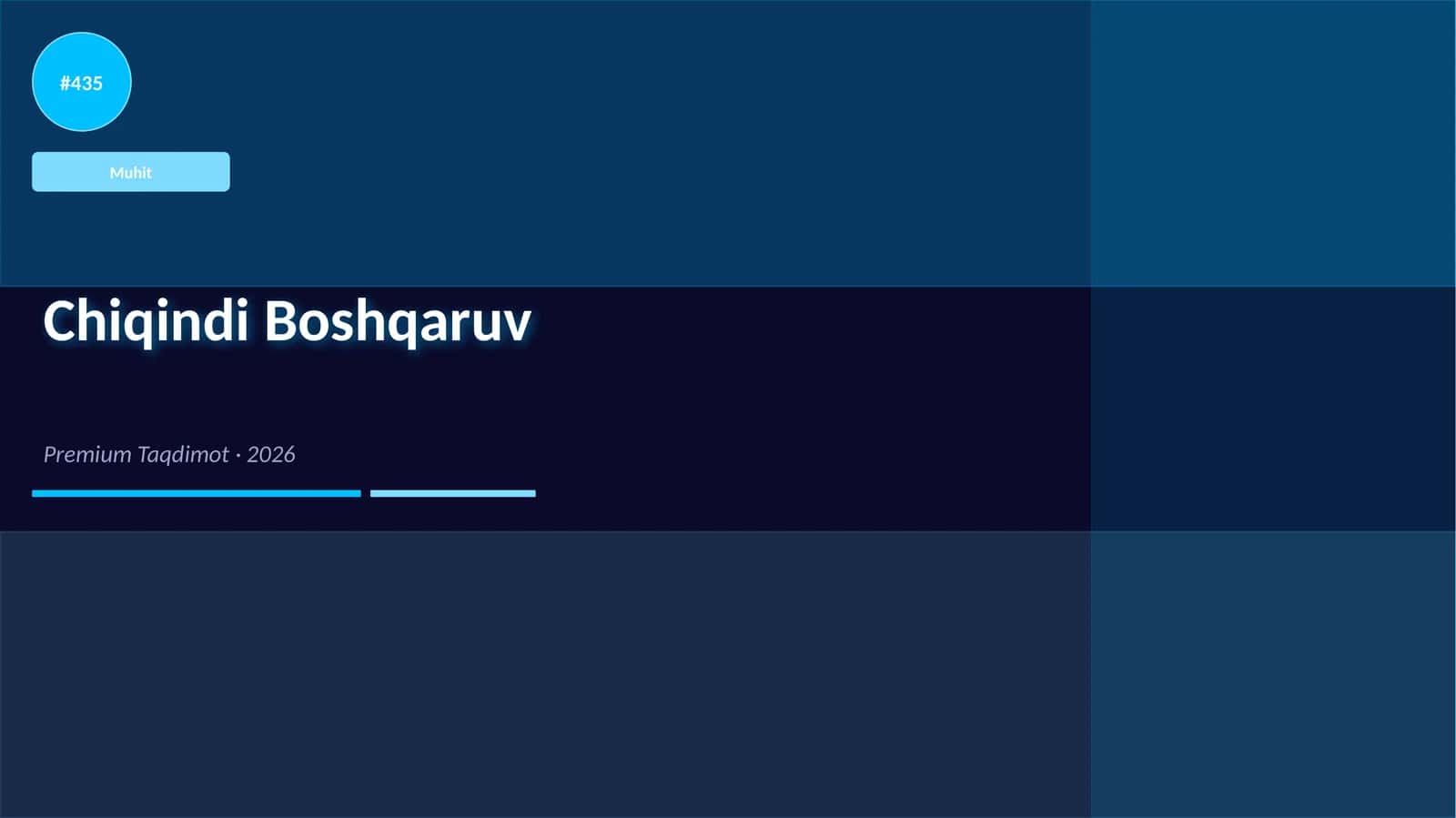Muhit Chiqindi Boshqaruv 1
