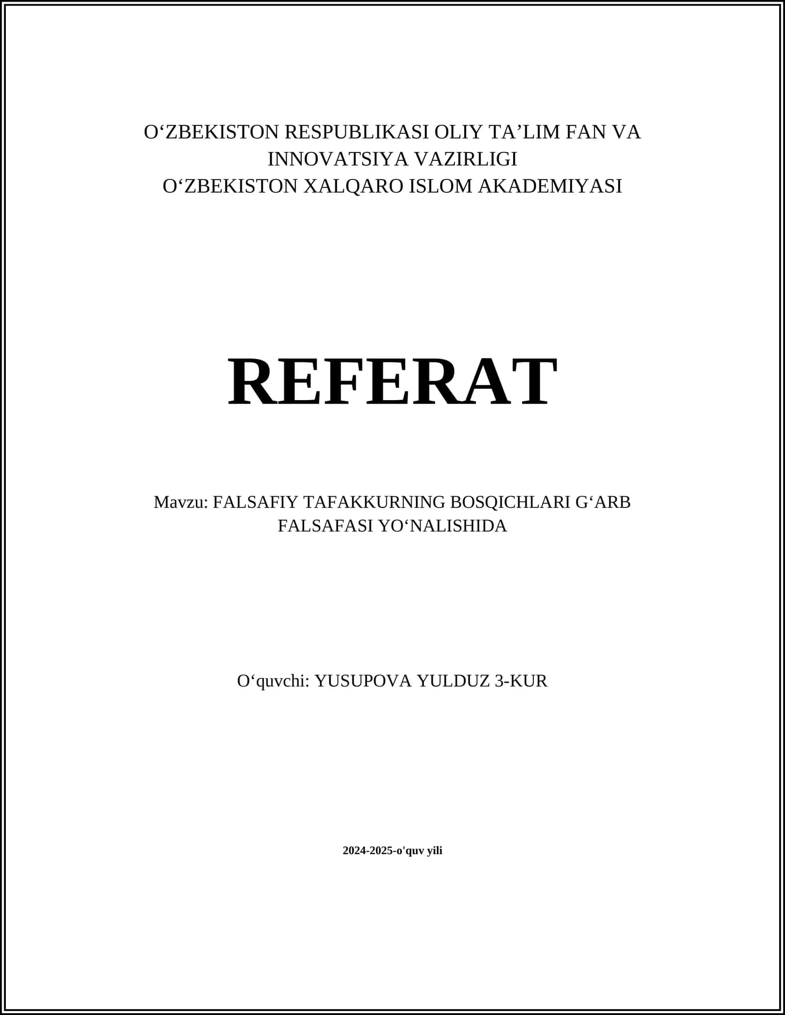 Antik falsafa 1
