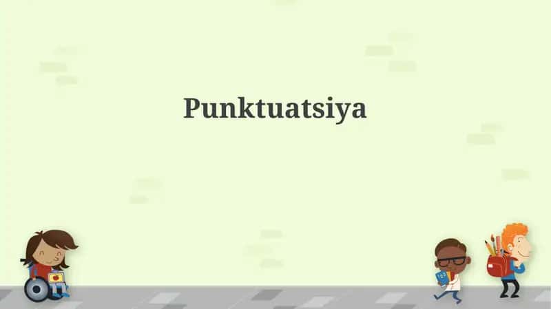 Punktuatsiya 1