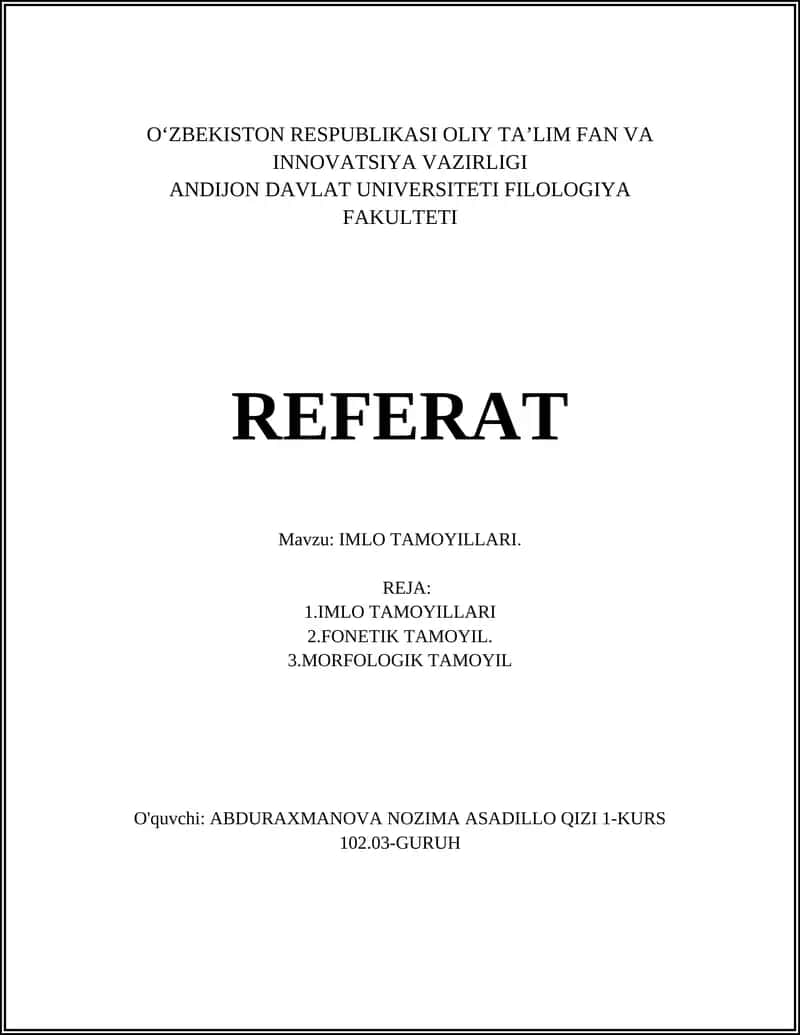 IMLO TAMOYILLARI 1