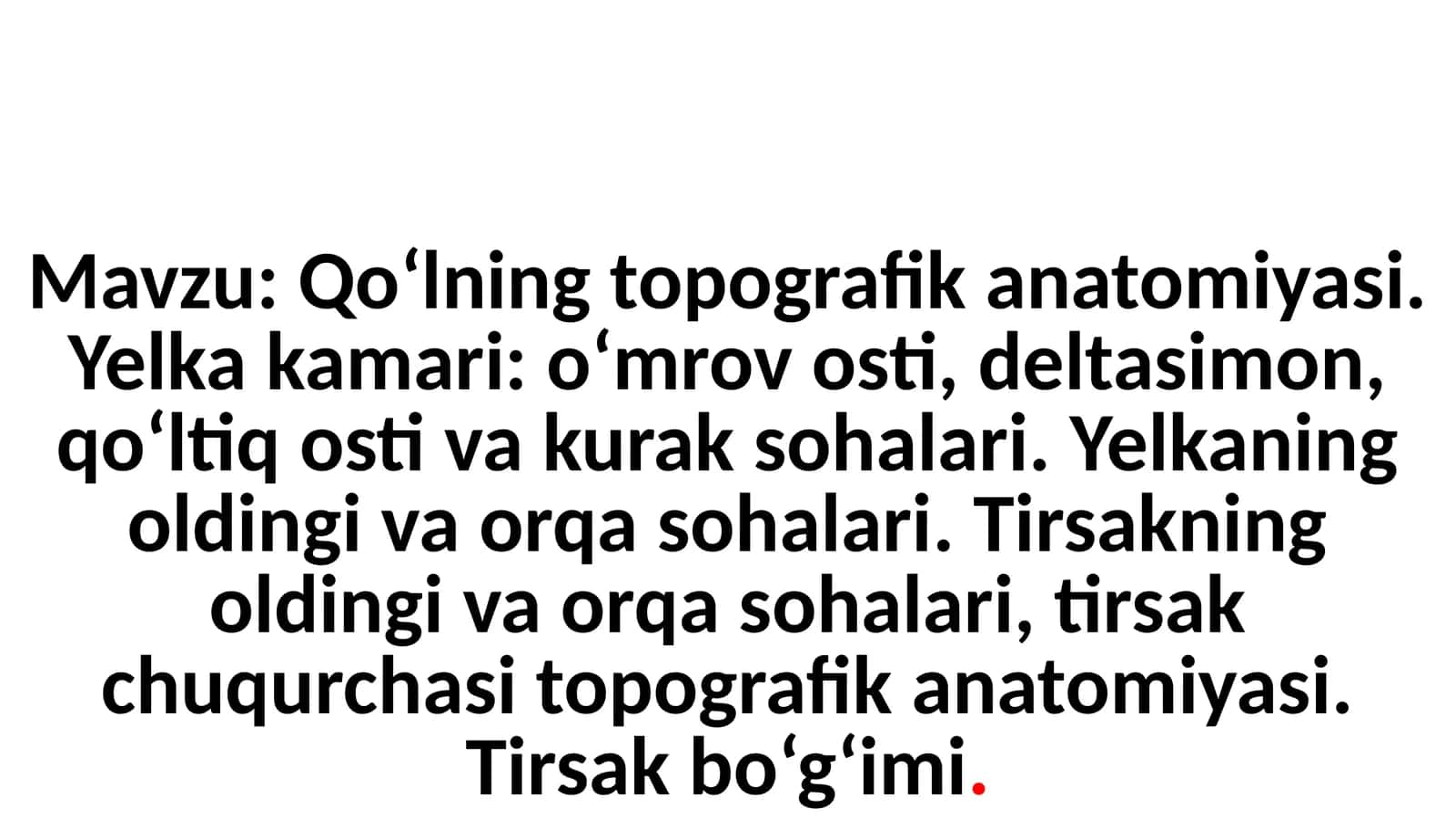 Qo‘lning topografik anatomiyasi 1