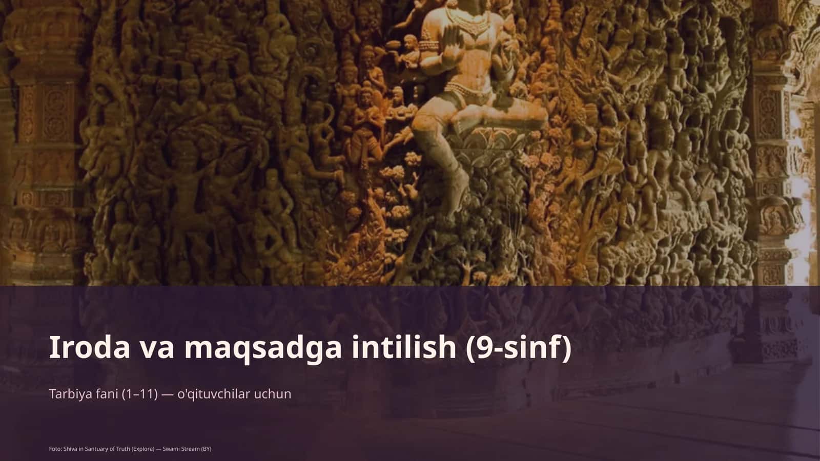 Iroda va maqsadga intilish (9-sinf) 1