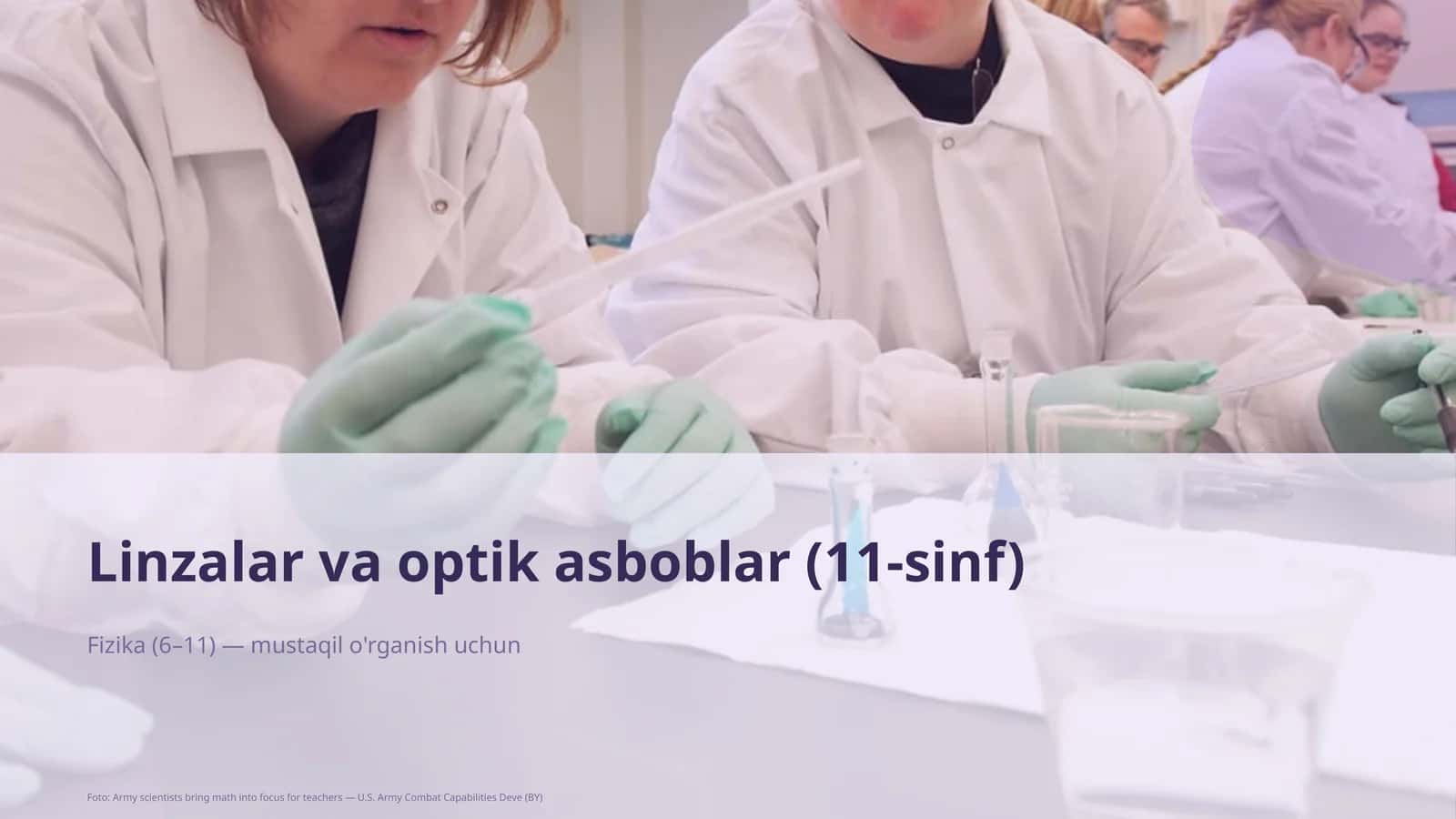 Linzalar va optik asboblar (11-sinf) 1