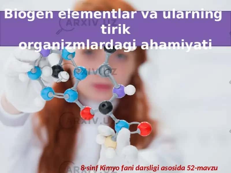 Biogen elementlar 1
