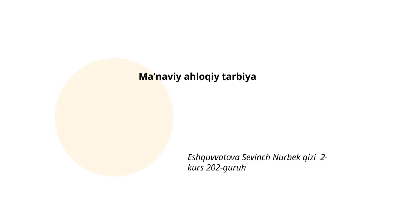Ma'naviy ahloqiy tarbiya 1