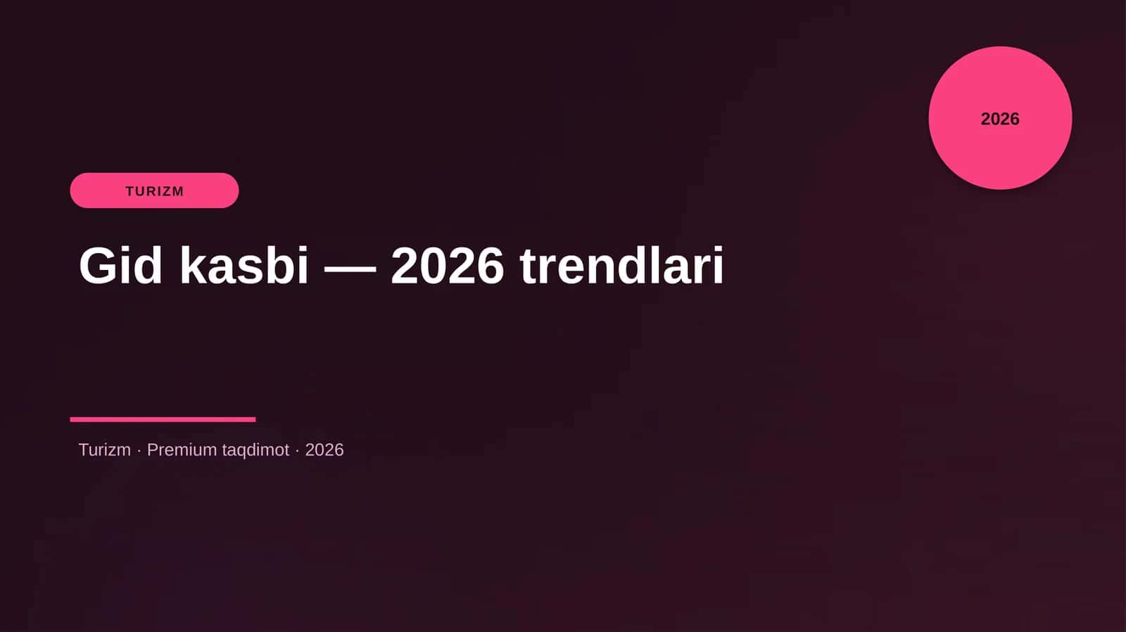 Gid kasbi — 2026 trendlari 1