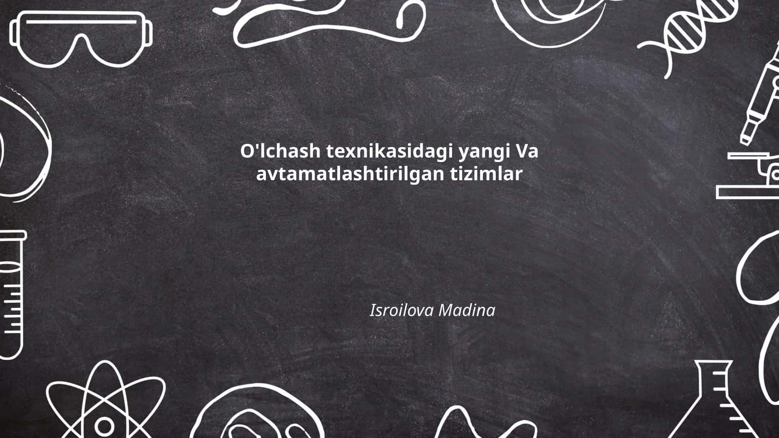Sensorlar va ularning yangi turlari 1