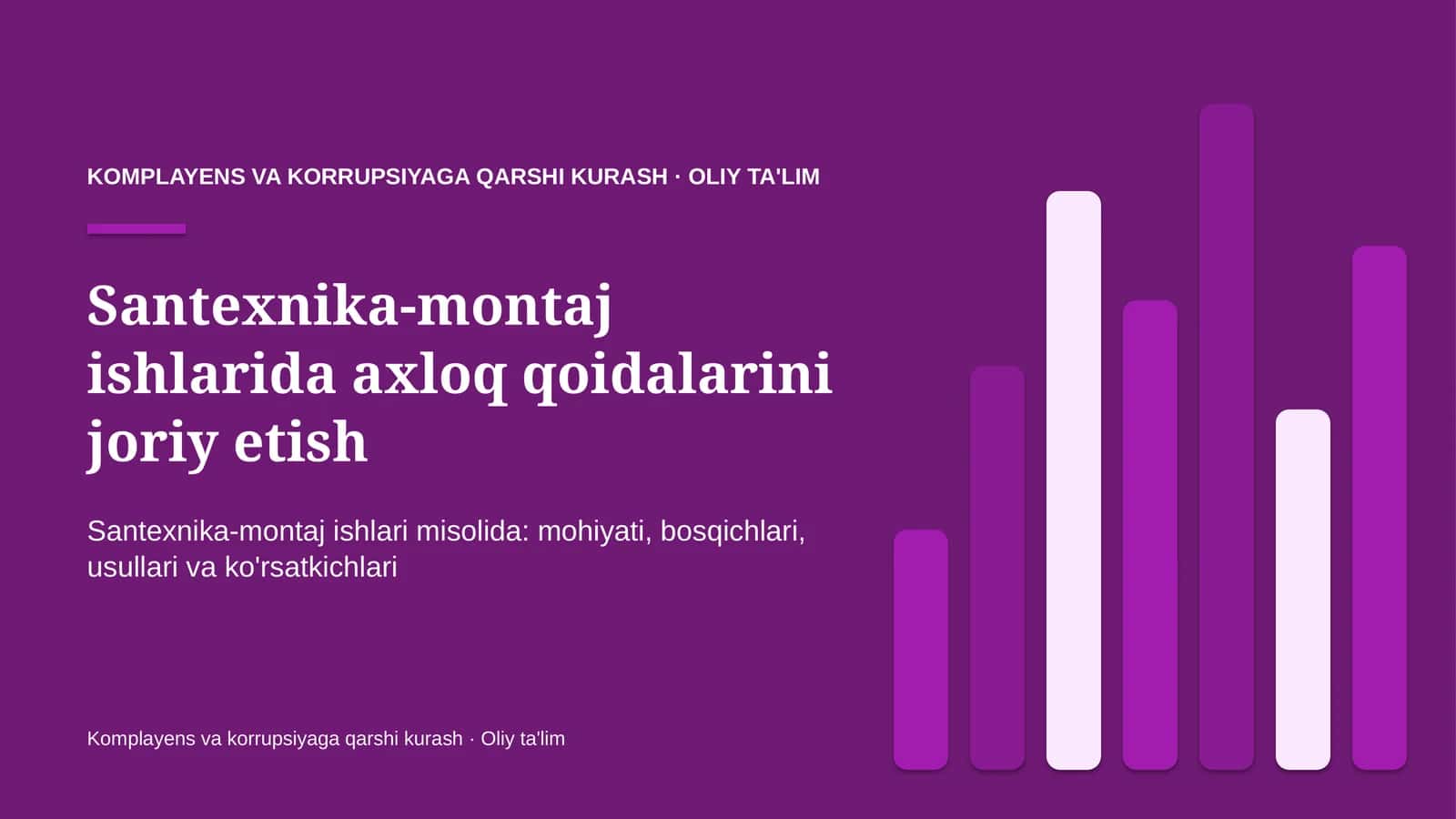santexnika montaj ishlarida axloq qoidalarini joriy etish 9889 1