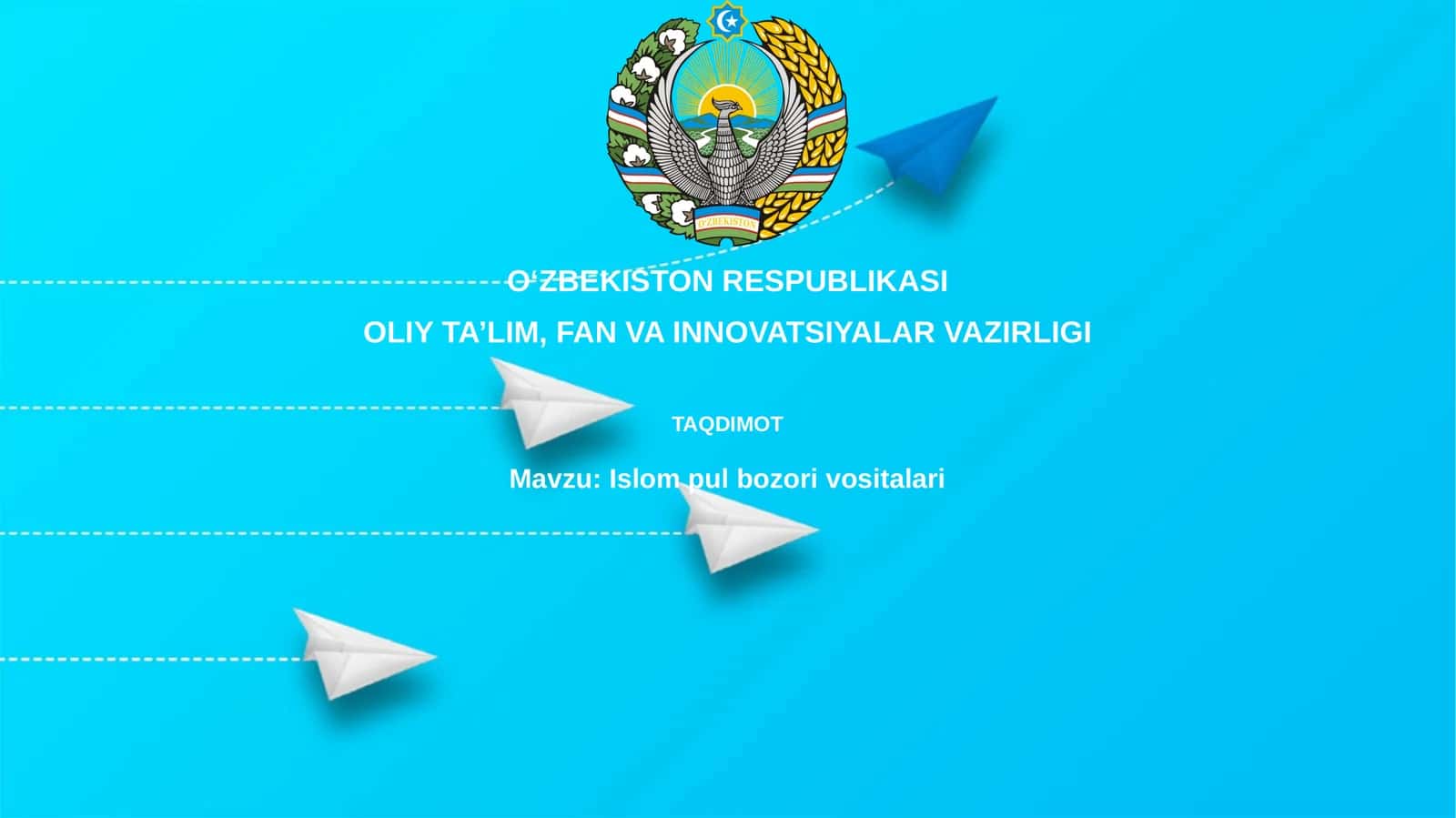 Islomiy pul bozori instrumentlari 1