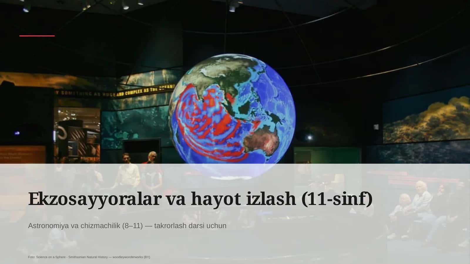 Ekzosayyoralar va hayot izlash (11-sinf) 1