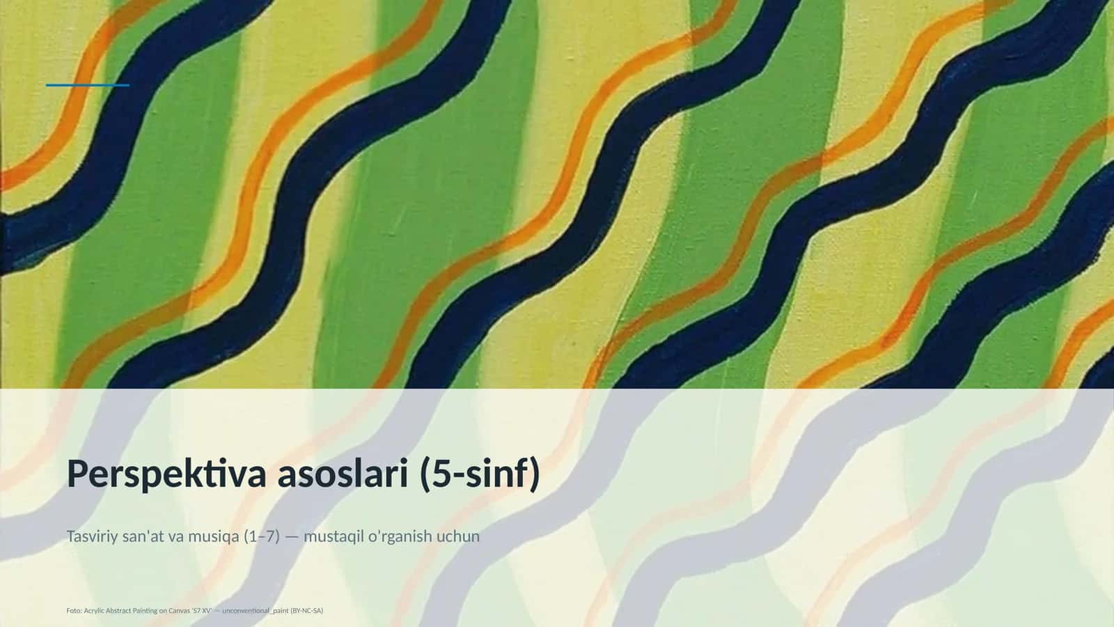 Perspektiva asoslari (5-sinf) 1