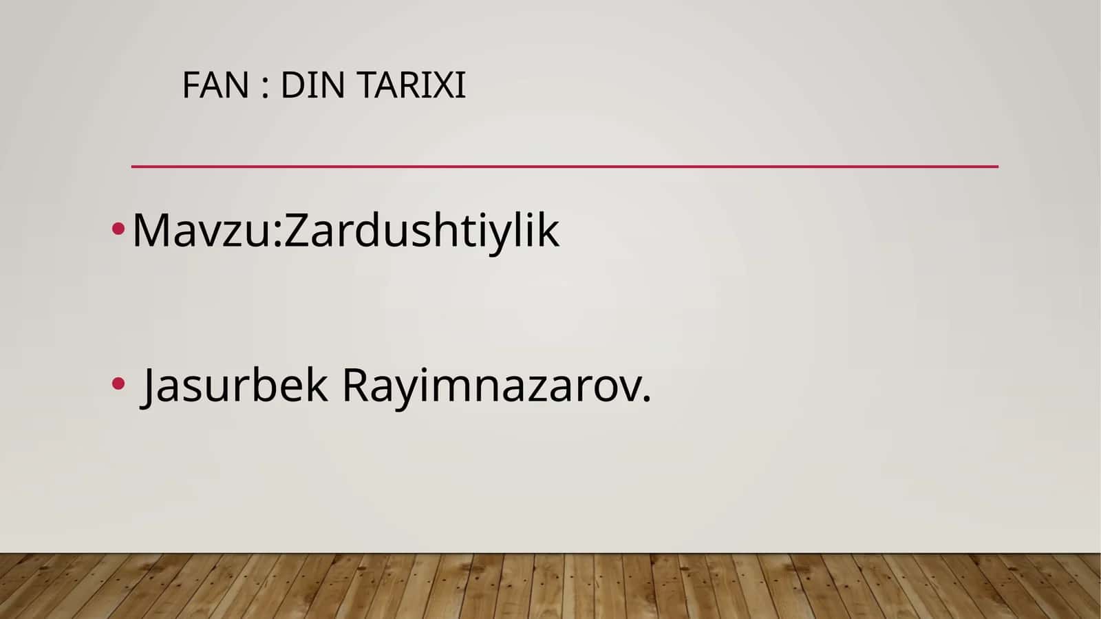 Zardushtiylik 1