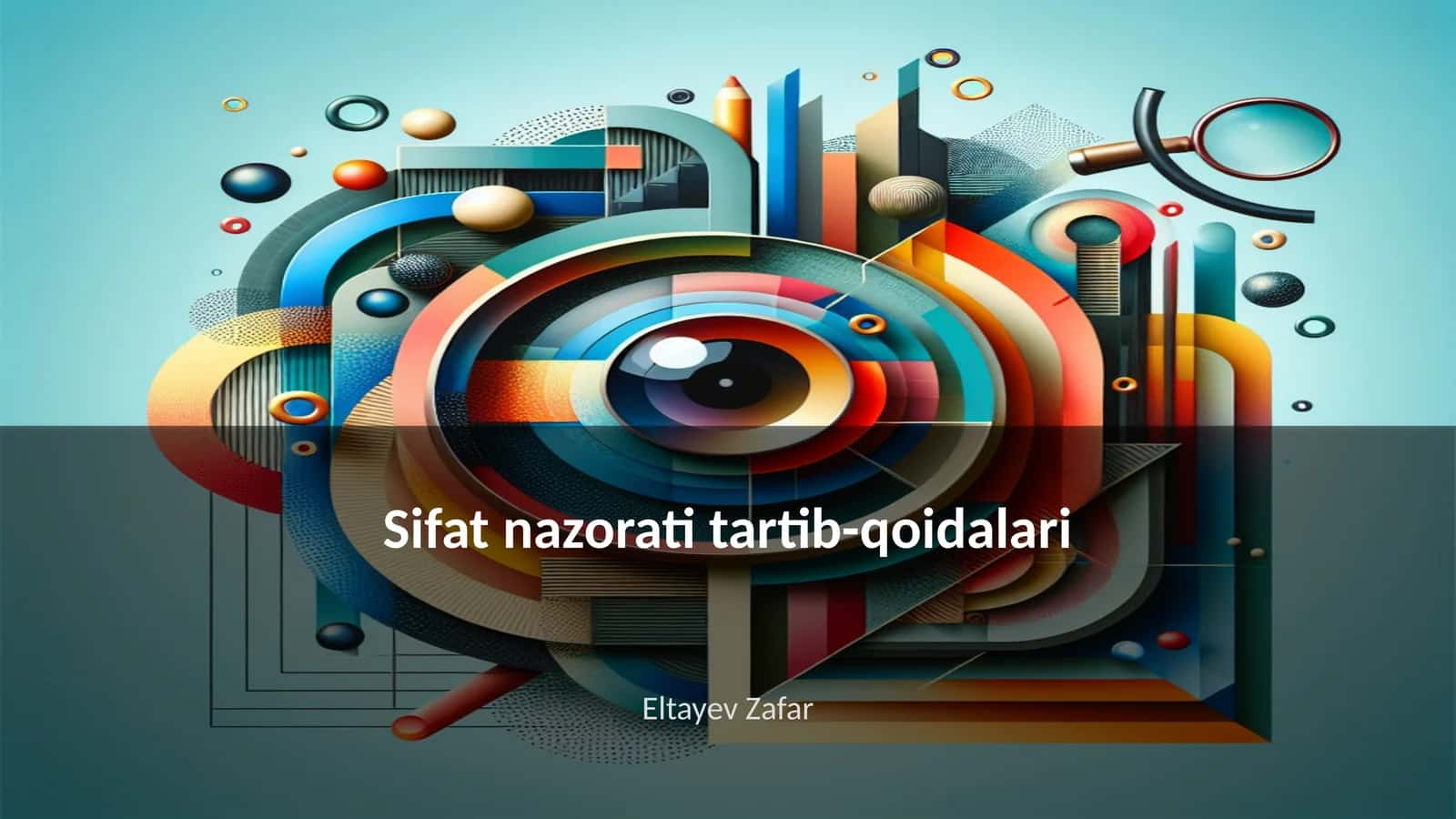 Sifat nazorati tartib-qoidalari 1