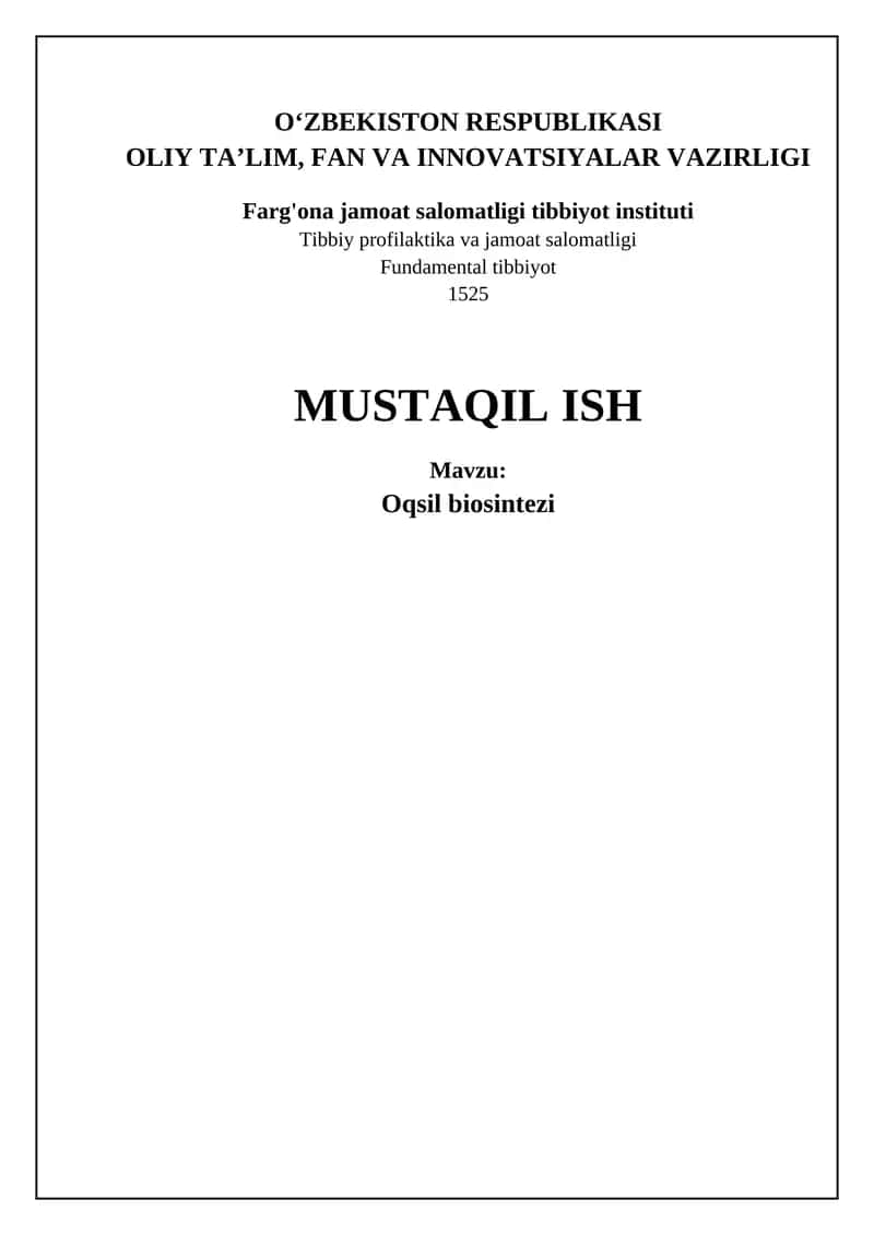 Oqsil biosintezi 1