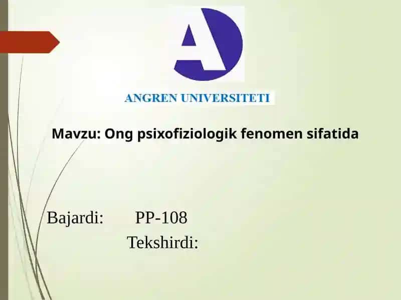 Ong psixofiziologik fenomen sifatida