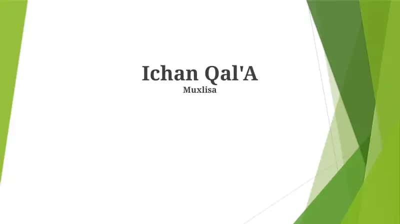 Ichan Qal'A 1