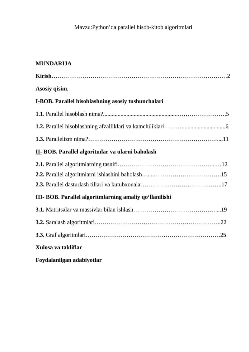 Python’da parallel hisob-kitob algoritmlari 1