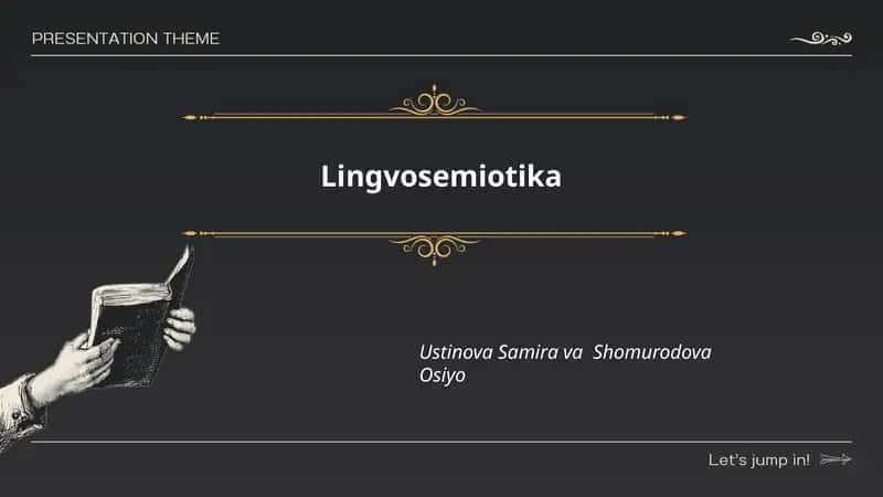 Lingvosemiotika 1