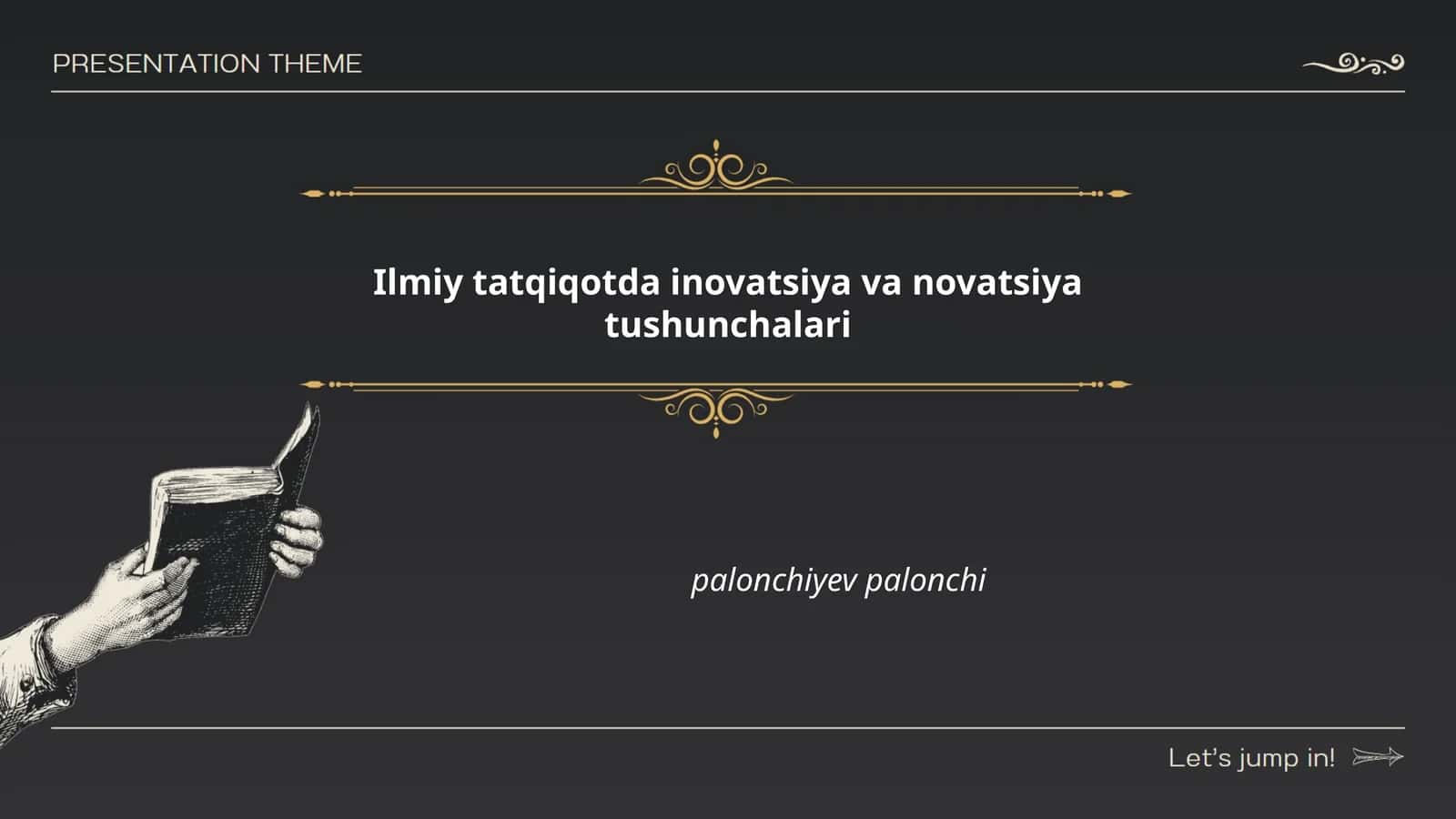 Ilmiy tatqiqotda inovatsiya va novatsiya tushunchalari 1