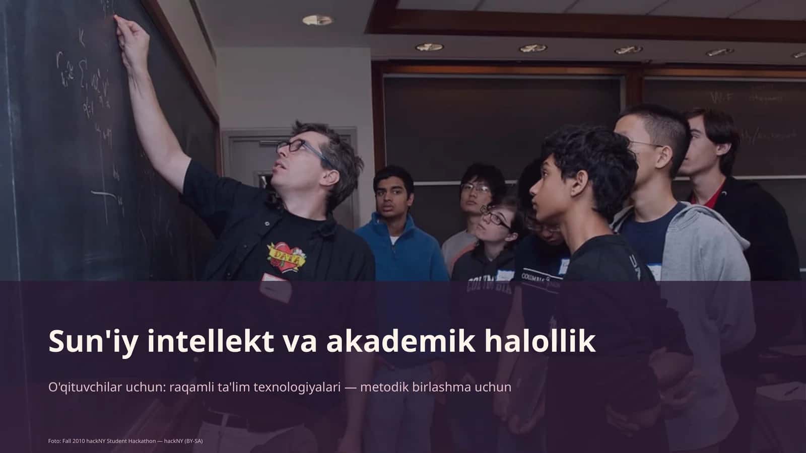 Sun'iy intellekt va akademik halollik 1