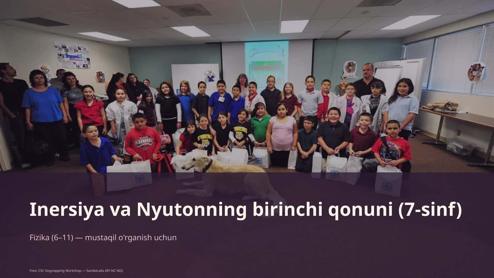 Inersiya va Nyutonning birinchi qonuni (7-sinf) 1