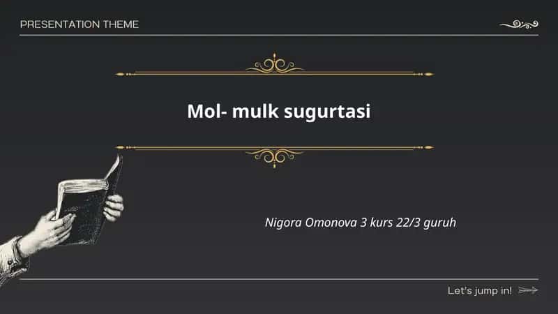 Mol- mulk sugurtasi 1