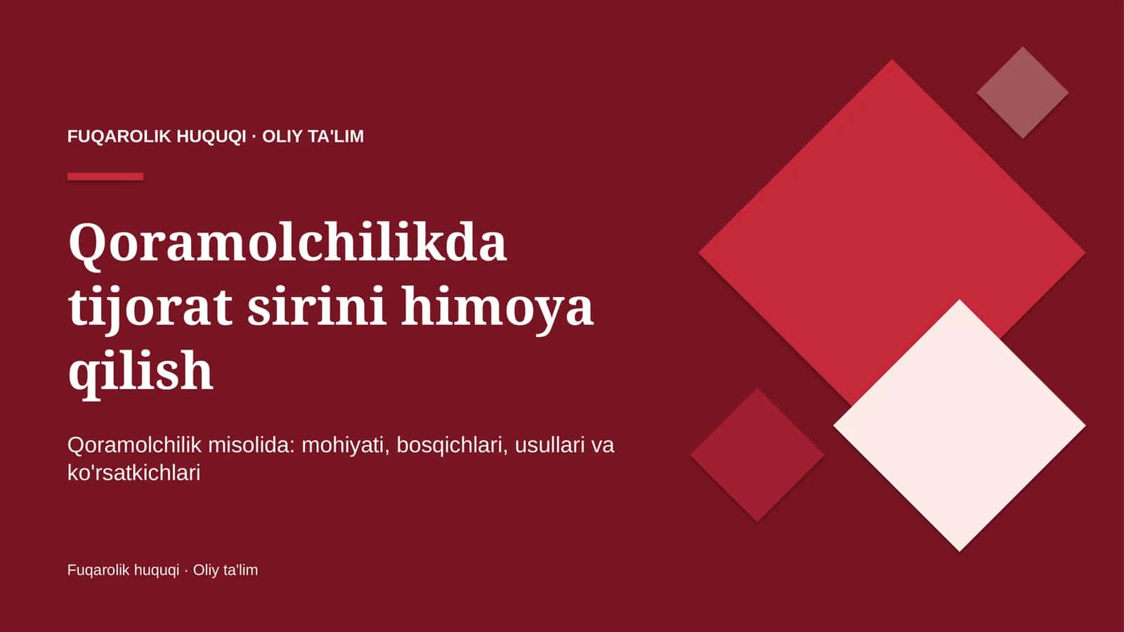 qoramolchilikda tijorat sirini himoya qilish 3921 1