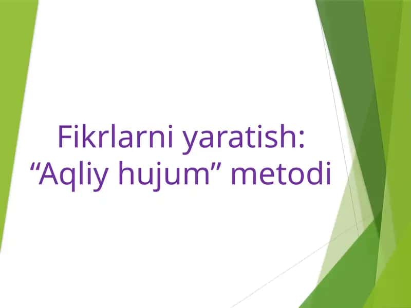 Aqliy hujum 1