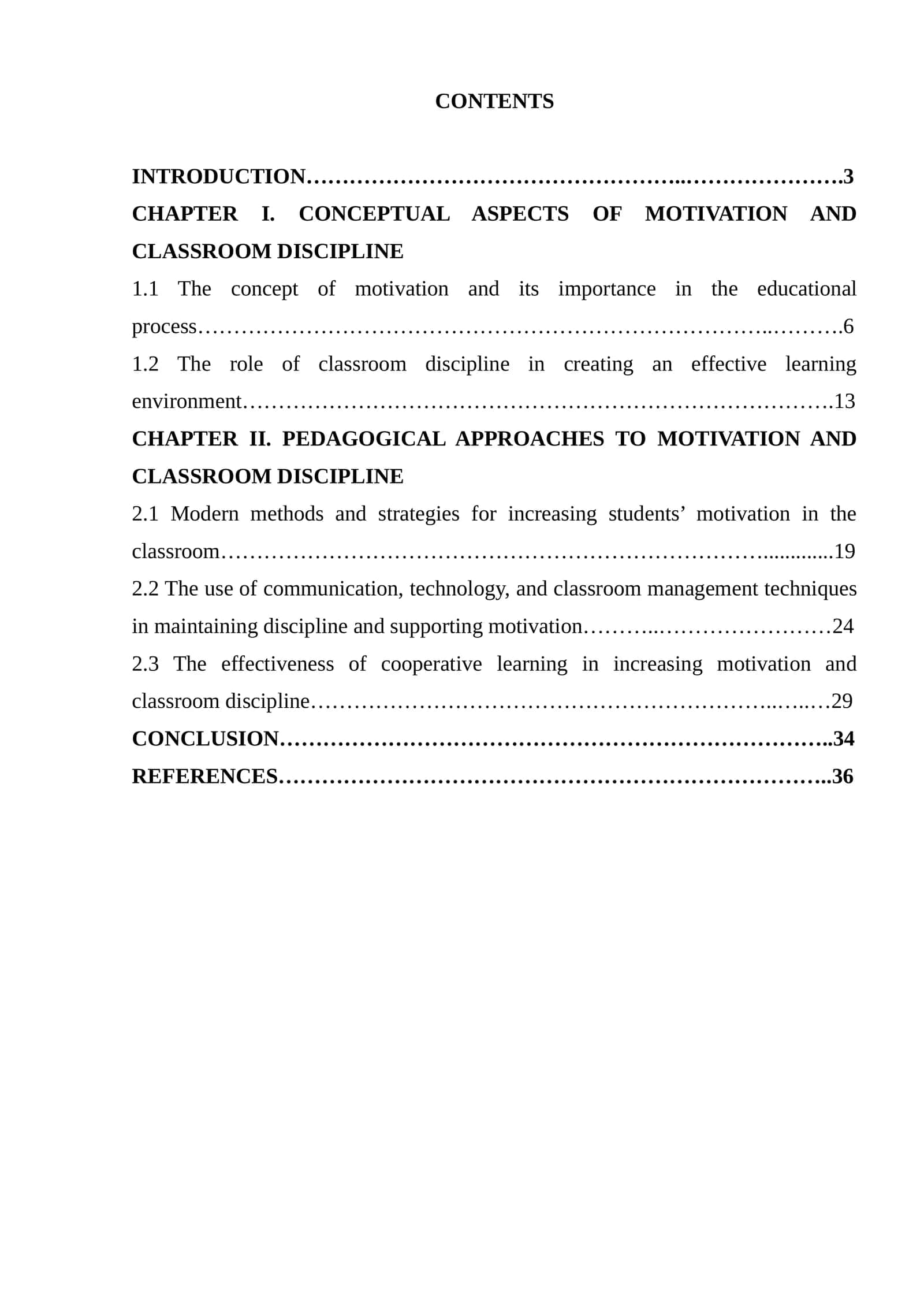 Motivation and classroom discipline 1