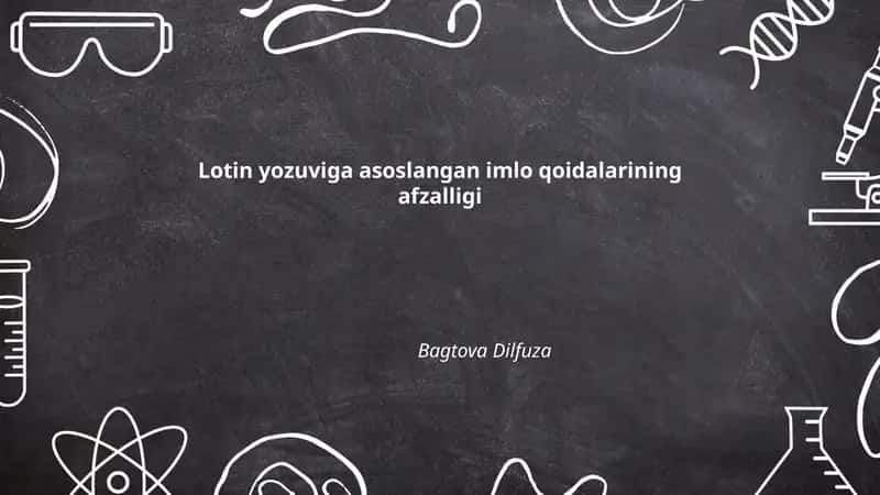 Lotin yozuviga asoslangan imlo qoidalarining afzalligi 1