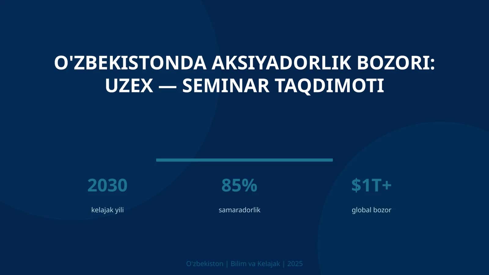 UzEx — SEMINAR TAQDIMOTI 1