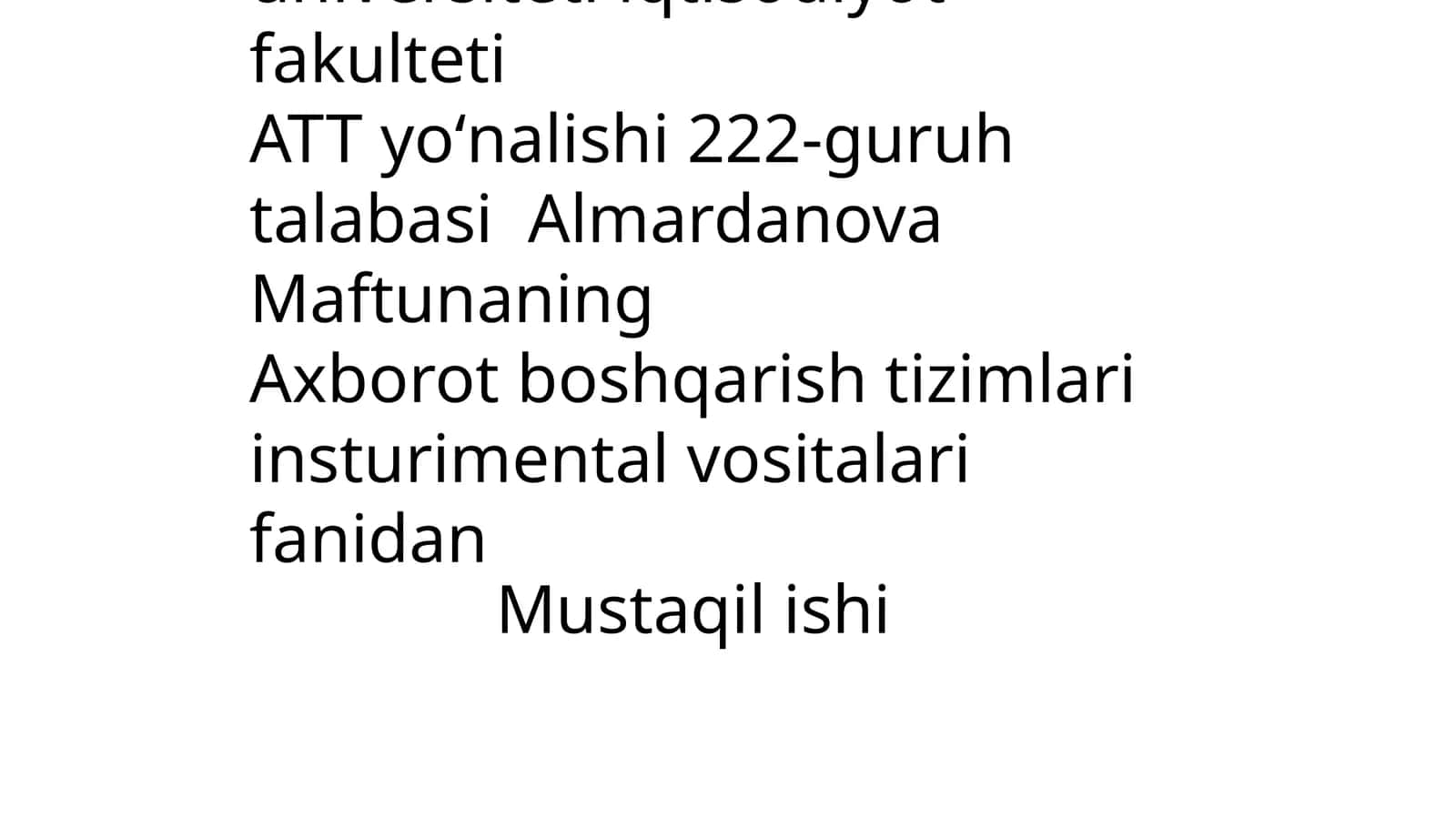 KOMPYUTERNING YORDAMCHI XOTIRASI 1