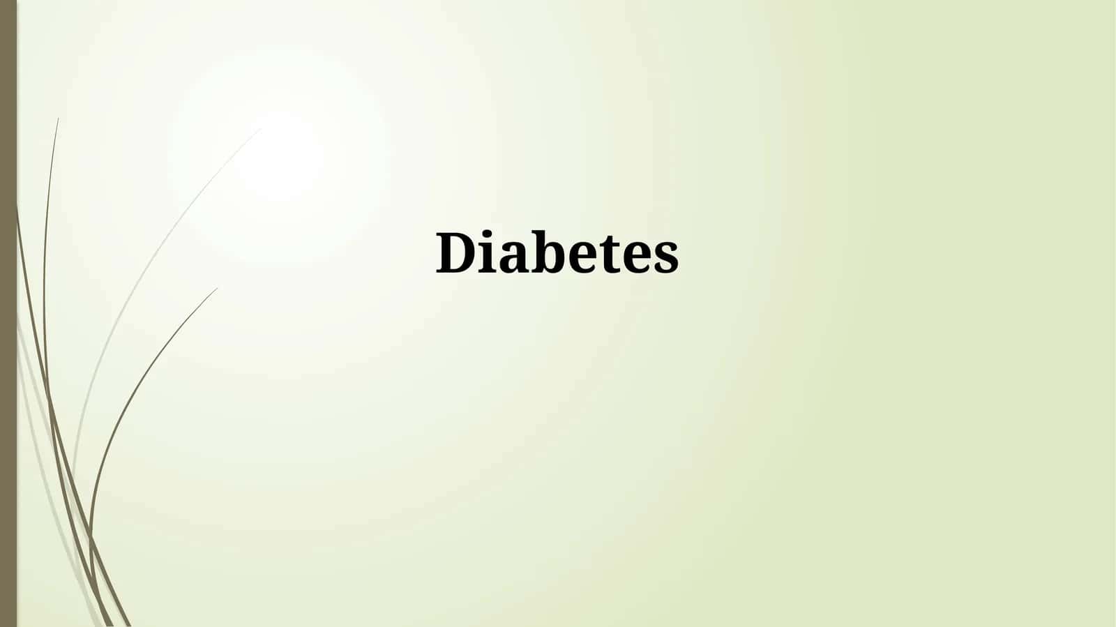 Diabetes 1
