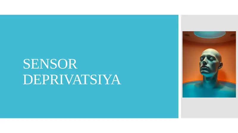 SENSOR DEPRIVATSIYA 1