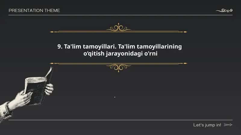 Ta'lim tamoyillari 1