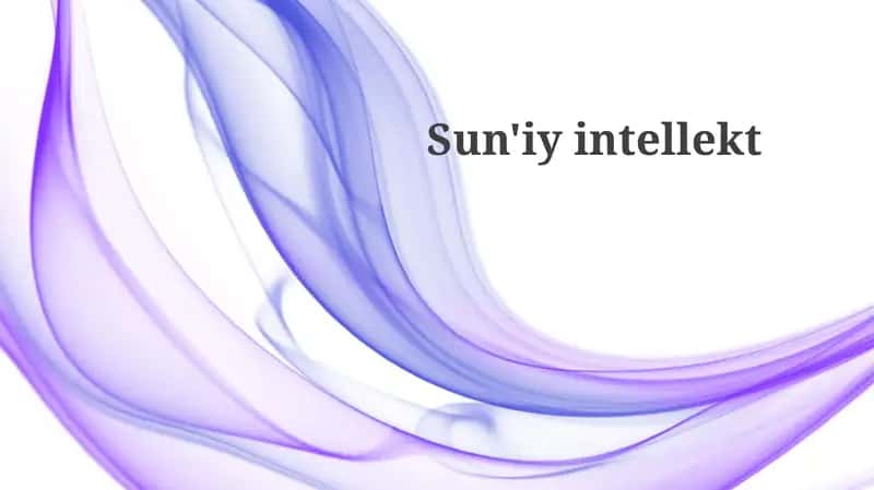 Sun'iy intellekt 1