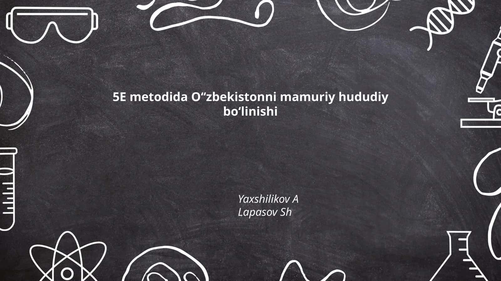 Oʻʻzbekistonni mamuriy-hududiy boʻlinishi 1